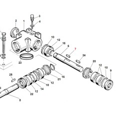 Linguetta a settore speciale terna RC ORIGINALE GIANNI FERRARI 01.40.00.2052 | Newgardenstore.eu