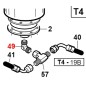 Adaptateur forgé EL0512120 TURBO1 ORIGINAL GIANNI FERRARI 00.41.00.0758