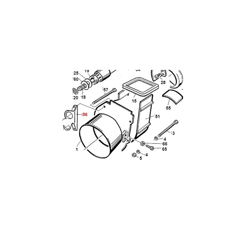 PDP turbine hub support TURBO1 TURBO2 ORIGINAL GIANNI FERRARI 01.50.00.7380