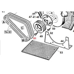 TCEI Schraube M10x20 UNI5931 TURBO1 TURBO2 ORIGINAL GIANNI FERRARI 00.90.07.0080 | Newgardenstore.eu