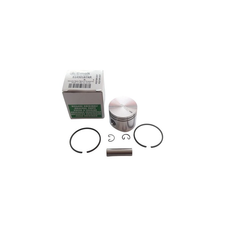 ORIGINAL OLEOMAC piston and piston ring kit with seeger pin segments for GSH 40 chainsaw