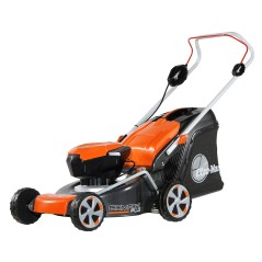 OLEOMAC Gi 44 P battery-powered lawnmower 41 cm push mower 70 Lt collection | Newgardenstore.eu