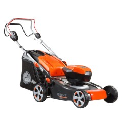 OLEOMAC Gi 44 T battery lawnmower 41 cm cut self-propelled collection 70 Lt | Newgardenstore.eu