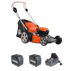 OLEOMAC Gi 48 P Akku-Rasenmäher 46 cm Schiebe-Rasenmäher 70 Lt Kollektion | Newgardenstore.eu