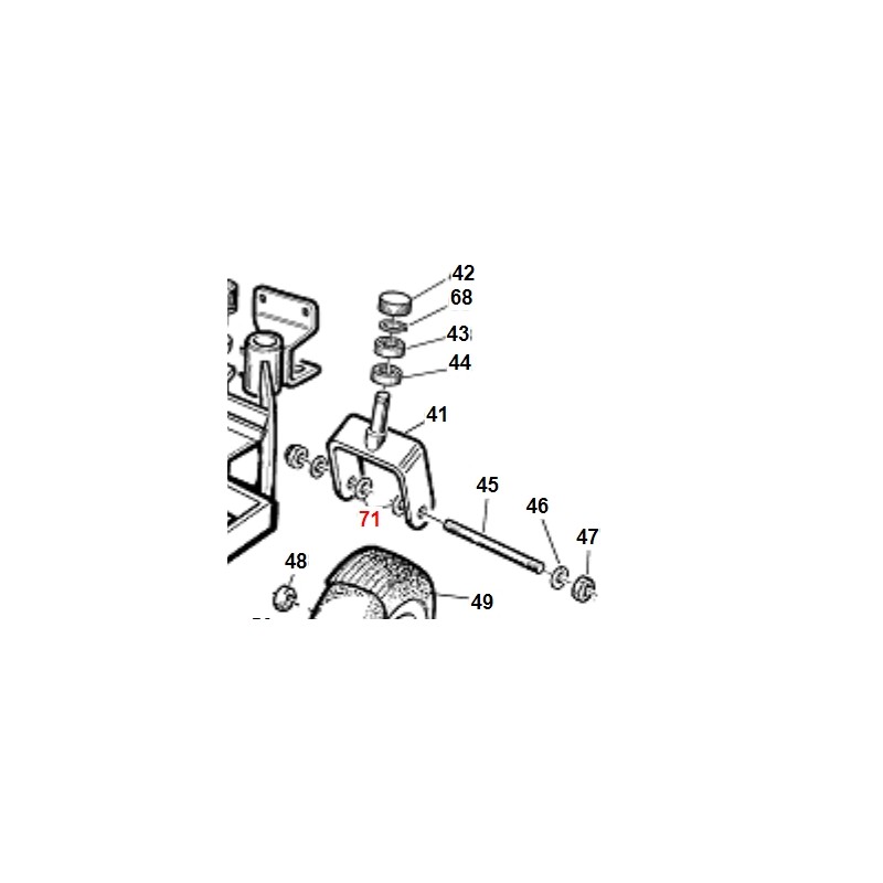 Flat washer D16 UNI6592 TURBO1 ORIGINAL GIANNI FERRARI 00.68.01.0070