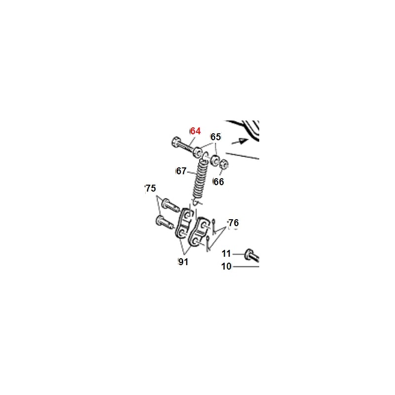 Schraube TE M10x60 UNI5737-63 TURBO1 TURBO2 ORIGINAL GIANNI FERRARI 00.92.06.0140