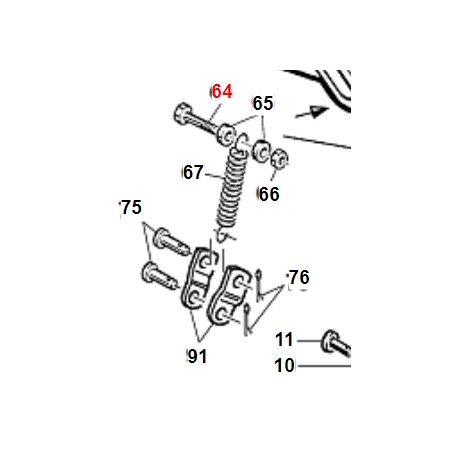 Schraube TE M10x60 UNI5737-63 TURBO1 TURBO2 ORIGINAL GIANNI FERRARI 00.92.06.0140 | Newgardenstore.eu