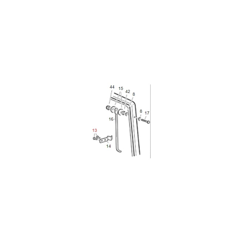 Tear-off rivets head 16 TURBO1 TURBO2 ORIGINAL GIANNI FERRARI 00.66.06.0091