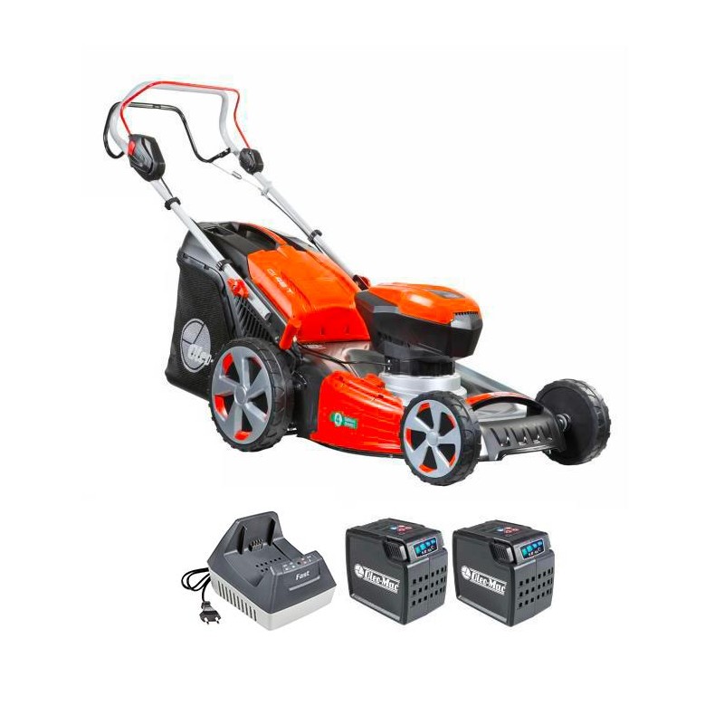OLEOMAC Gi 48 T battery lawnmower 46 cm cut self-propelled collection 70 Lt