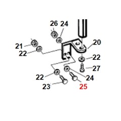 Tornillo TE M12x60 TURBOGRASS TURBO1 ORIGINAL GIANNI FERRARI 00.92.07.0130 | Newgardenstore.eu