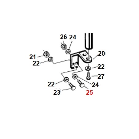 Schraube TE M12x60 TURBOGRASS TURBO1 ORIGINAL GIANNI FERRARI 00.92.07.0130 | Newgardenstore.eu