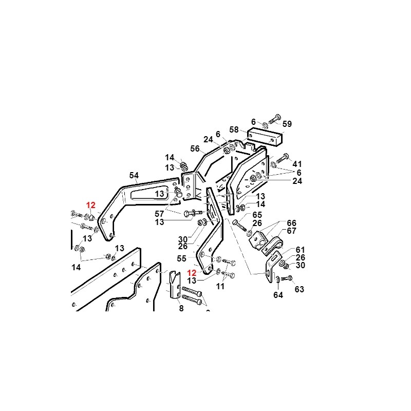 Rondella elastica spaccata conica zincata ORIGINALE GIANNI FERRARI 00.68.05.0010