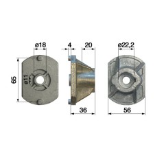 ORIGINAL STIGA CG 474-B - CG 747-T - S 474-B Rasenmähermesserträger-Nabe | Newgardenstore.eu