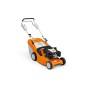 STIHL RM 443 139 cc petrol lawnmower 41 cm cut 41 cm collection 55 L push mower