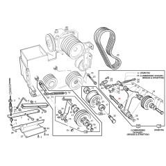 Engine belt tensioner pin PG SR ORIGINAL GIANNI FERRARI BFB 95049390002 | Newgardenstore.eu