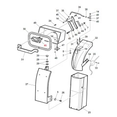 Moteur d'essuie-glace PG SR ORIGINAL GIANNI FERRARI BFB 00777800243 | Newgardenstore.eu