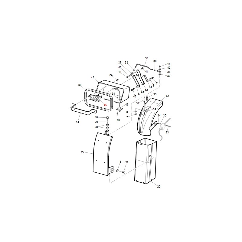 Moteur d'essuie-glace PG SR ORIGINAL GIANNI FERRARI BFB 00777800243