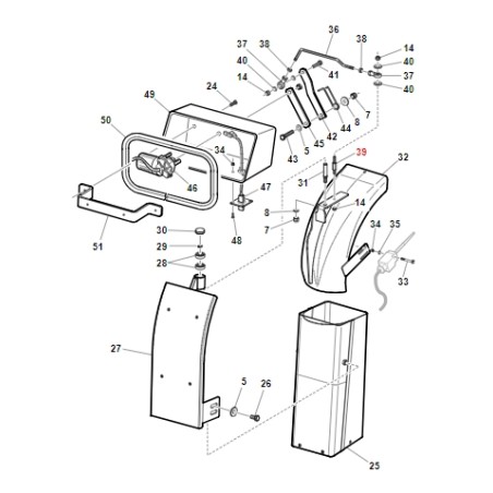 Goupille filetée M6 PG SR ORIGINAL GIANNI FERRARI BFB 95401200007 | Newgardenstore.eu