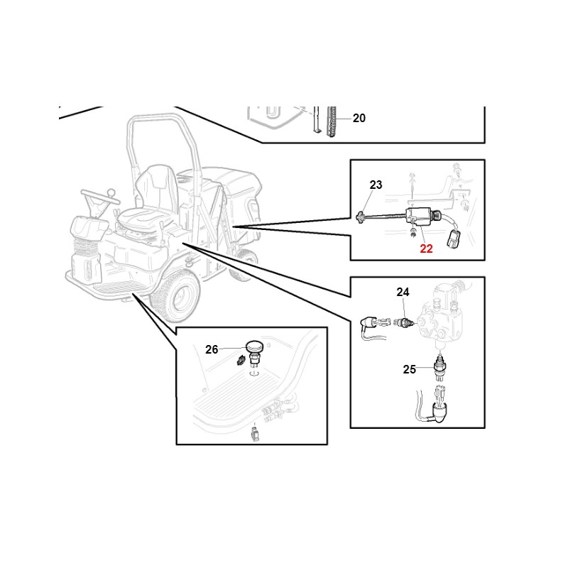 Micro cesta completa cableada GTS ORIGINAL GIANNI FERRARI BFB 92001290009