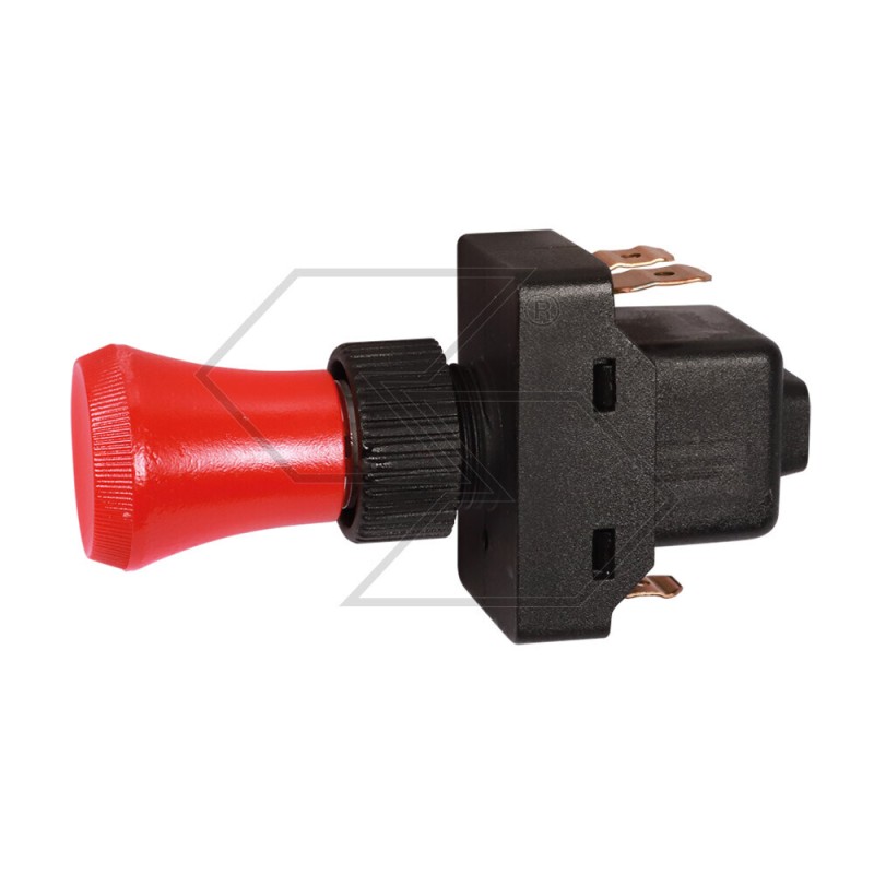 Luminous pull switch for agricultural tractor red