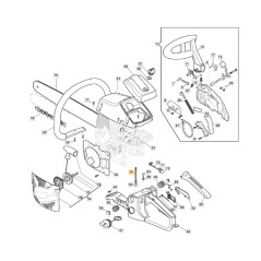 ORIGINAL STIGA Kettensäge Modelle A4500 A455 Benzinschlauch 118801146/0 | Newgardenstore.eu