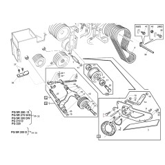 Perno ritegno cinghie PG SR ORIGINALE GIANNI FERRARI BFB 95301000014 | Newgardenstore.eu