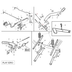 Cavo PDP turbina regolabile ORIGINALE GIANNI FERRARI BFB 95042210004 | Newgardenstore.eu