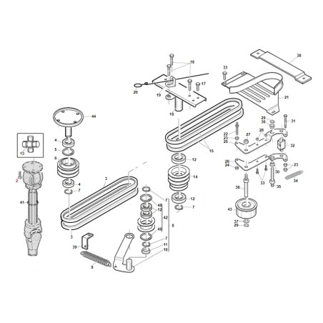 Screw TCEI M6X15 UNI5931 ZNT TOPGREEN ORIGINAL GIANNI FERRARI BFB 00111400012 | Newgardenstore.eu