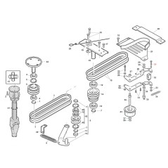 Tornillo UNI5737 M8X60 ZNT TOPGREEN PG SR ORIGINAL GIANNI FERRARI BFB 00111300027 | Newgardenstore.eu