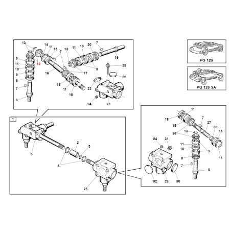 Coppia conica elicoidale PLAYGREEN ORIGINALE GIANNI FERRARI BFB 00777306300 | Newgardenstore.eu