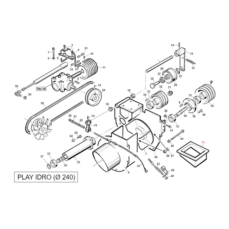 Chimney gasket PLAYGREEN PG SR ORIGINAL GIANNI FERRARI BFB 95049000024