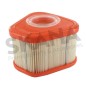 Filtro aria rasaerba compatibile modelli 115P02 115P05 123P0B arancione 595853