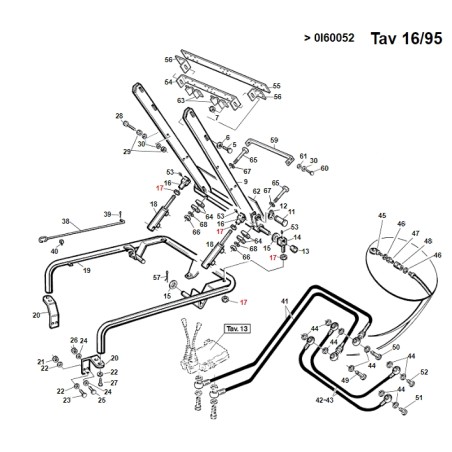 Dado M16x1,5 UNI5589 TURBOGRASS ORIGINALE GIANNI FERRARI 00.26.03.1110 | Newgardenstore.eu