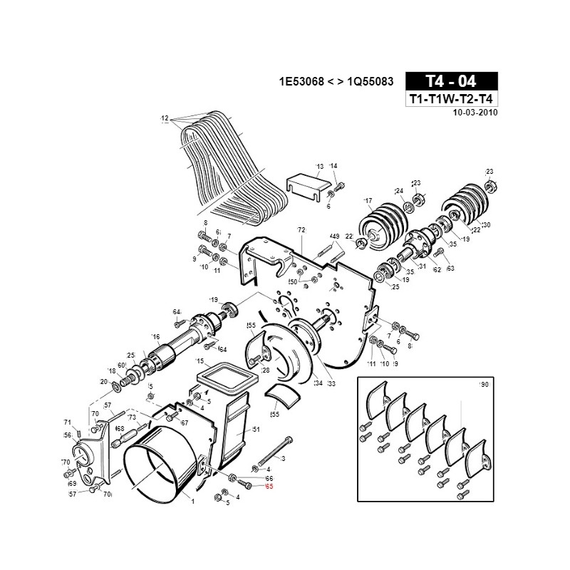 TCEI screw M10x25 UNI5931 TURBO1 ORIGINAL GIANNI FERRARI 00.90.07.0100