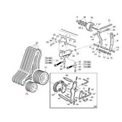 Poulie turbine 350 TURBO1 ORIGINAL GIANNI FERRARI 00.61.00.0450 | Newgardenstore.eu