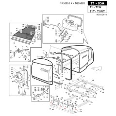 Schraube TE M8X45 UNI5737 TURBO1 ORIGINAL GIANNI FERRARI 00.92.05.0131