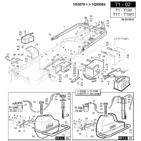 Guarnizione strumento livello carburante ORIGINALE GIANNI FERRARI 00.07.01.0170 | Newgardenstore.eu