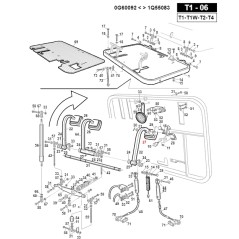 Copripedale freno in gomma TURBO4 ORIGINALE GIANNI FERRARI 00.07.01.0140 | Newgardenstore.eu