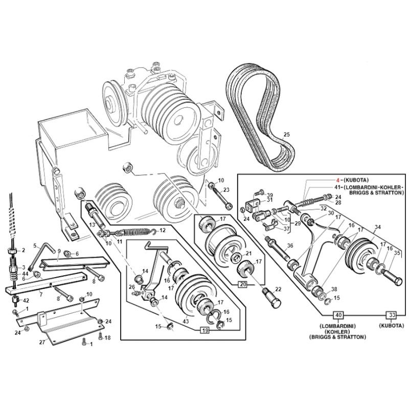 Motorriemenfeder ZNT PG SR ORIGINAL GIANNI FERRARI BFB 95201000006