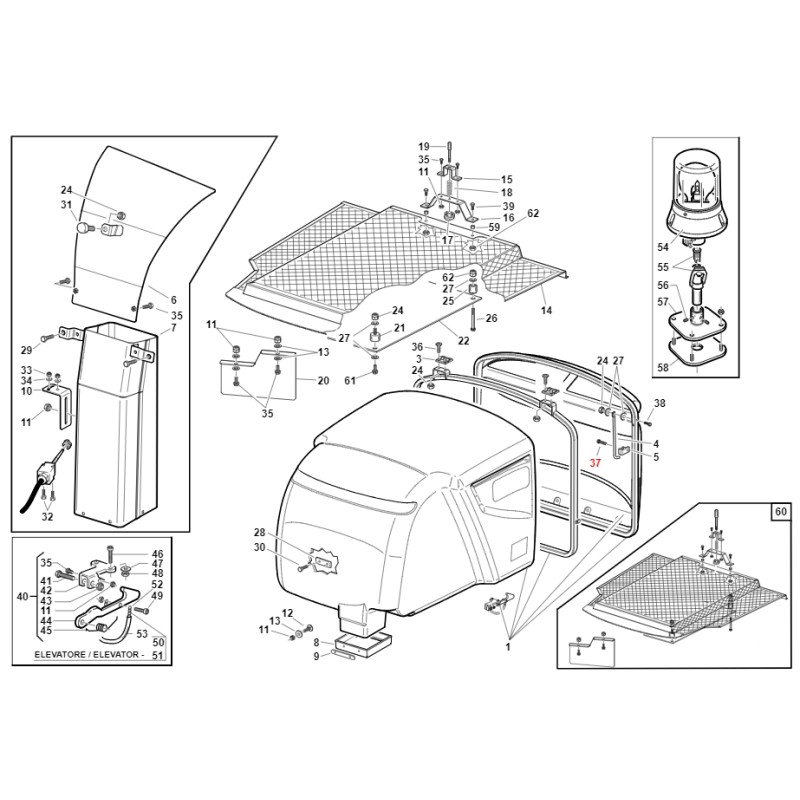 Schraube UNI8119 3.5X25 ZNT PG SR ORIGINAL GIANNI FERRARI BFB 00111370008