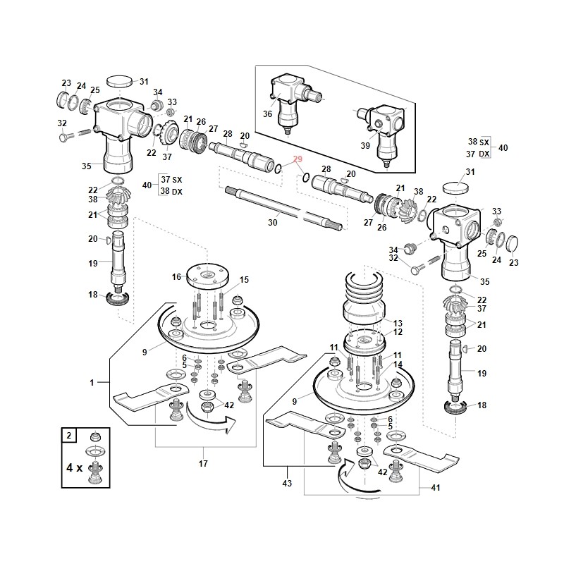 Gasket 3081 TOPGREEN TGTECH ORIGINAL GIANNI FERRARI BFB 00777230006