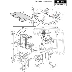 Levier de commande PDP TURBO1 TURBO4 ORIGINAL GIANNI FERRARI 01.50.00.5500