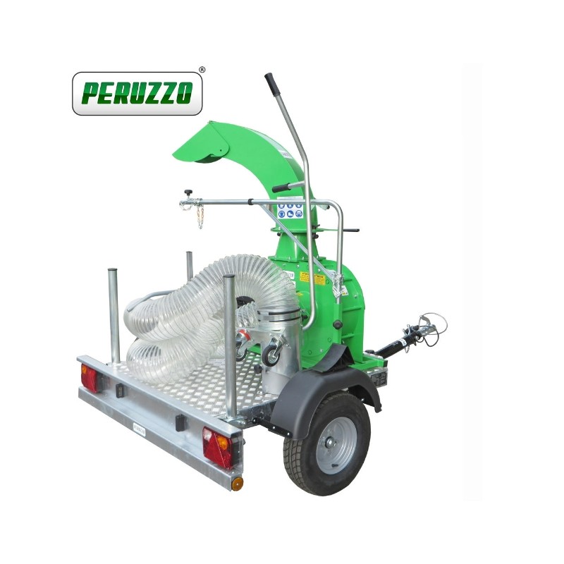 PERUZZO TURBO 400-T professional hand blower with Honda engine on trolley