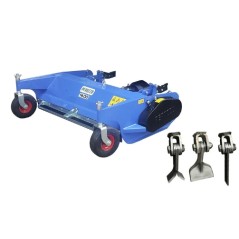 Front mounted mower PERUZZO TEG SPECIAL 1400 agricultural tractor ISEKI SF235 | Newgardenstore.eu
