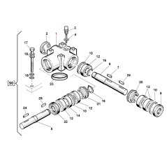 Renvoi d'angle pelleteuse TURBOGRASS ORIGINAL GIANNI FERRARI 01.01.00.0070 | Newgardenstore.eu