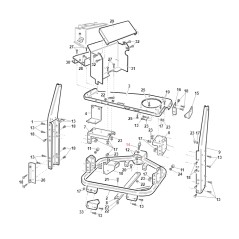 Goupille de verrouillage du panier TGTECH ORIGINAL GIANNI FERRARI BFB 94500000062