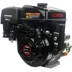 Motore LONCIN G300 cilindrico 25.4x80 302cc completo benzina strappo + elettrico