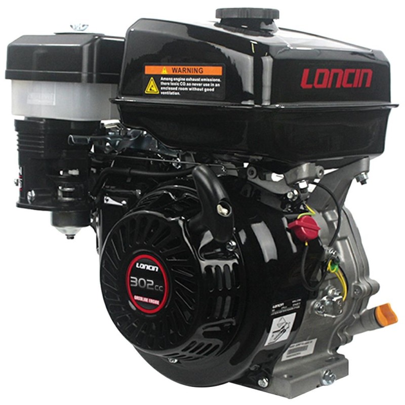 Motor LONCIN G300 konisch 18/23x30 mm 302cc komplett mit Rücklauf Benzin + elektrisch