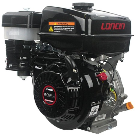 Motor LONCIN G300 konisch 18/23x30 mm 302cc komplett mit Rücklauf Benzin + elektrisch | Newgardenstore.eu