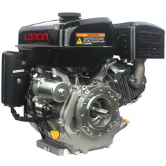 Motore LONCIN G300 conico 18/23x30 mm 302cc completo benzina strappo + elettrico | Newgardenstore.eu